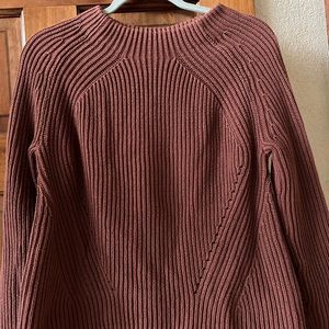 WOMENS Athleta Cotton/Poly Cable Knit Sweater